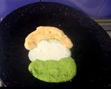 A picture of step 3 of Barnyard Millets -Idli and Dosa (Tri colour).