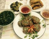 Hình bước làm 7 của món Chả cá cốm Vòng Hà nội