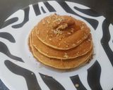صورة لخطوة 4 من وصفة بان كيك صحي بالشوفان والياغورت الطبيعي🍯للأطفال