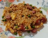 Foto del paso 6 de la receta Arroz frito con toque de salsa de soja y Tabasco