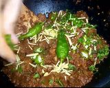 A picture of step 11 of Smoky Beef Karhai.