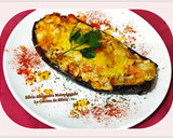 Foto del paso 7 de la receta: Berenjenas rellenas con pollo y verduras