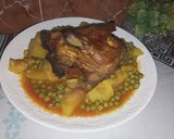 صورة لخطوة 6 من وصفة الدجاج بالجلبان والبطاطا 😋