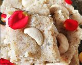 A picture of step 1 of Coconut mawa burfi.
