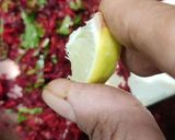 A picture of step 3 of Beet Heart Sandwiches.