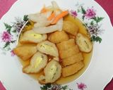 Foto langkah ke 9 dari resep Pempek Dos (Tanpa Ikan) enakkk + step2.