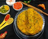 A picture of step 4 of Dudhi Thepla.