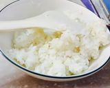 Hình bước làm 1 của món Cơm hải sản nướng