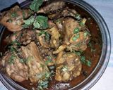 A picture of step 10 of Chicken do pyaza.