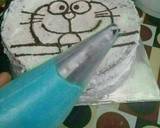 Cake Ultah Doraemon (blackforest tanpa butter lembut & simple) langkah memasak 14 foto
