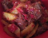 Foto langkah ke 11 dari resep Dendeng Sapi Balado Kentang.
