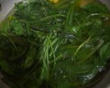 A picture of step 2 of Palak chhole.