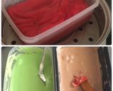 Foto langkah ke 4 dari resep Steamed Rainbow cake alaala iseng gitudeh yaa.