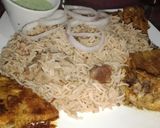 A picture of step 5 of مٹن پلاؤ اور سپائسی مچھلی.