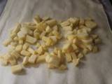 Empanada de morcilla, manzana y queso