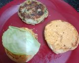 A picture of step 8 of Ultimate Diabetic Friendly Sour Dough Burger.
