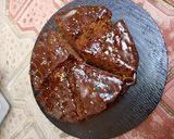 A picture of step 5 of Chocolate cake loaf with chocolate gnache frosting.