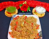 A picture of step 4 of Vegetable Dum Biryani.