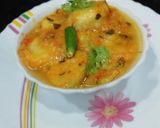 A picture of step 8 of Arbi Masala Curry.