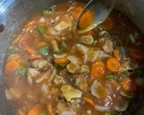 A picture of step 7 of Chicken Manchurian ❦.