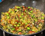A picture of step 7 of Baingan bhorta.