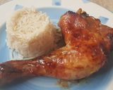 Foto del paso 9 de la receta Muslos de Pollo al horno con espécies Barbacoa, Limón y Brandy