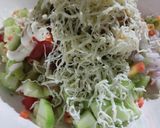 A picture of step 2 of Veg mayo masala club sandwich.