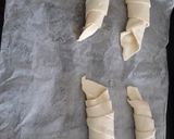 Foto del paso 3 de la receta Croissant rellenos de nocilla