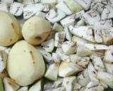 Baigan aloo bhaja recipe step 1 photo