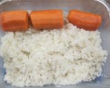 Foto del paso 1 de la receta: 🌸 Ensalada de arroz primavera - arroz, arvejas, choclo, zanahoria y jamón 🌸
