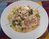 Foto del paso 7 de la receta: ***Espagueti con Salsa Blanca***