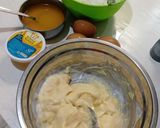 Foto langkah ke 1 dari resep Bolu tape kukus simple.