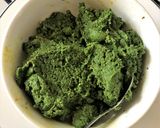 A picture of step 4 of Kumro Pata-Chingri Bata (Pumpkin Leaves - Prawns Chutney - Bong Style).