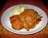 Foto del paso 10 de la receta: Pollo a la portuguesa al disco 🐔