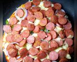 A picture of step 3 of Pizzadilla.