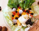 A picture of step 5 of Cobb Salad.