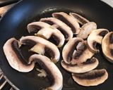 A picture of step 1 of Avocado & Mushrooms on Toast.