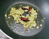 A picture of step 3 of Red Amaranths (Chaulai ka Saag).