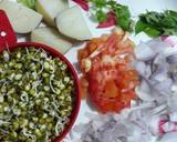 Sprouted moong misal recipe step 1 photo
