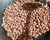 A picture of step 1 of Peanut Laddoo.