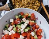 Gyros tál 🍅🥒🥔🌯🧀 recept fázis 2 fotója