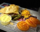 A picture of step 13 of Kesar Jalebi.