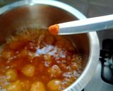 A picture of step 7 of Aloo bukharay ki chutney.