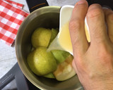 Foto del paso 1 de la receta: Natillas de turrón sobre compota de manzana en MyCook