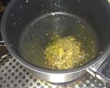 A picture of step 3 of Hari Mircho ka Salan.