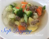 Foto langkah ke 3 dari resep Sop Daging Rumahan.