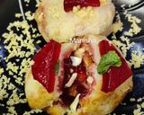 A picture of step 5 of Baked Bread Jam Balls.
