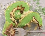 Foto langkah ke 7 dari resep Pandan Rollcake Keto.