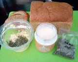 Foto langkah ke 1 dari resep Garlic bread roti tawar gandum.