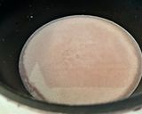 A picture of step 3 of Pomegranate pudding.